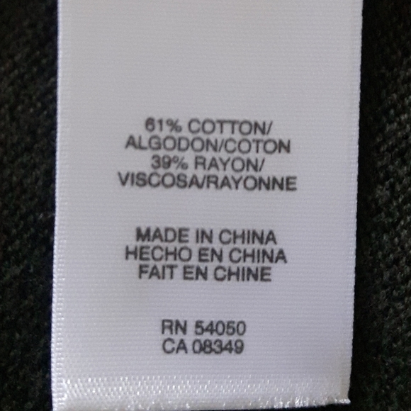 2/$35 Sale JONES & Co. Plus  1X Sleeveless knit top  Dark Olive Green - Picture 8 of 8